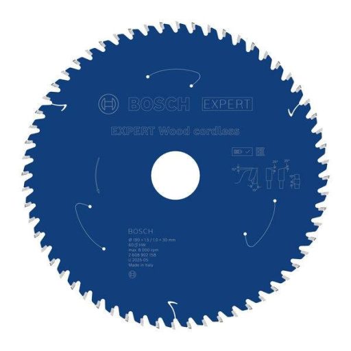 Bosch Accessories 2608902158 2608902158 Körfűrészlap Fogak száma (collonként): 60 1 db