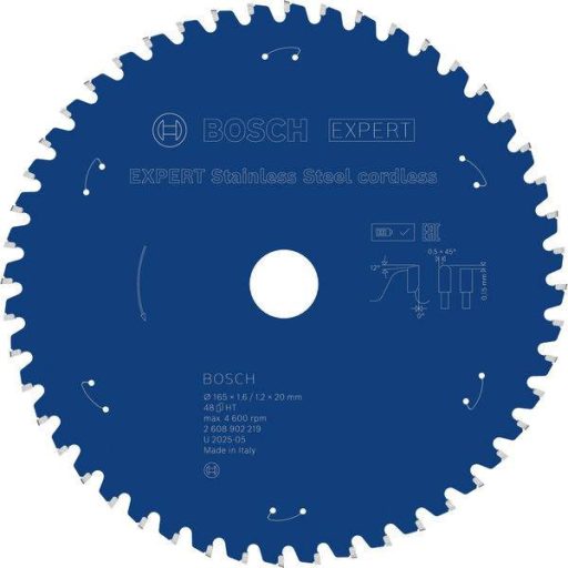 Bosch Accessories 2608902219 2608902219 Körfűrészlap Fogak száma (collonként): 48 1 db