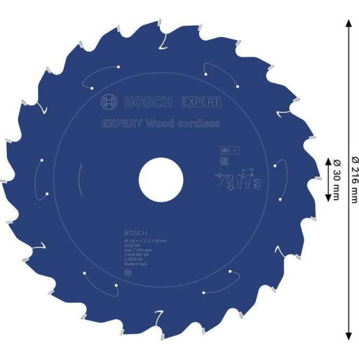 Bosch Accessories 2608902161 2608902161 Körfűrészlap Fogak száma (collonként): 24 1 db