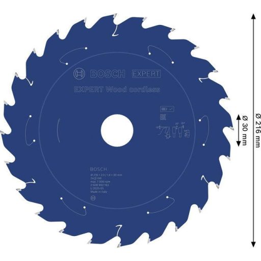 Bosch Accessories 2608902163 2608902163 Körfűrészlap Fogak száma (collonként): 24 1 db