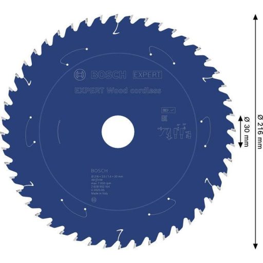 Bosch Accessories 2608902164 2608902164 Körfűrészlap Fogak száma (collonként): 48 1 db