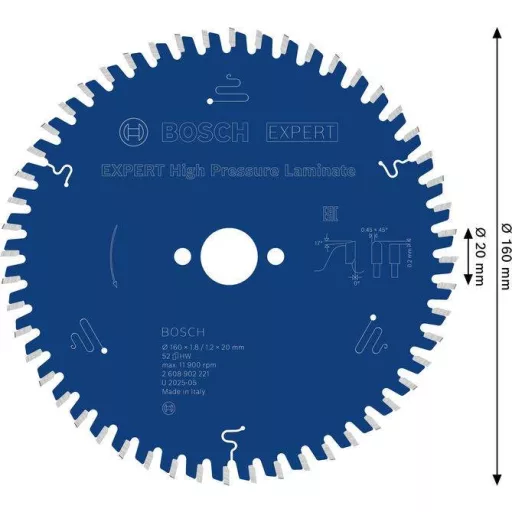 Bosch Accessories 2608902221 2608902221 Körfűrészlap Fogak száma (collonként): 52 1 db