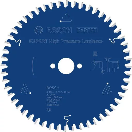 Bosch Accessories 2608902221 2608902221 Körfűrészlap Fogak száma (collonként): 52 1 db