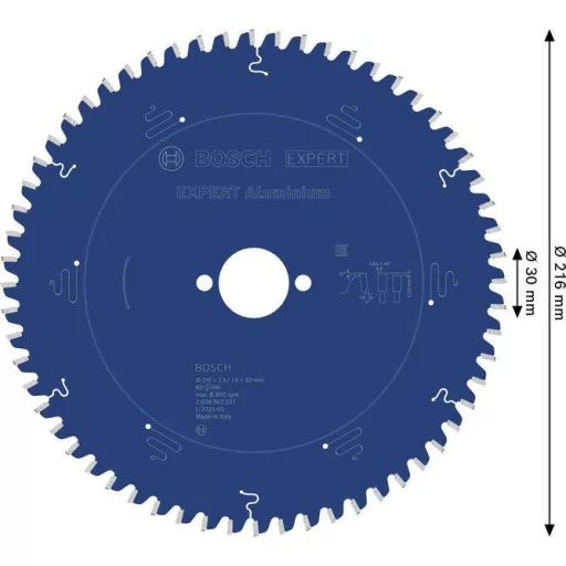 Bosch Accessories 2608902237 2608902237 Körfűrészlap Fogak száma (collonként): 60 1 db