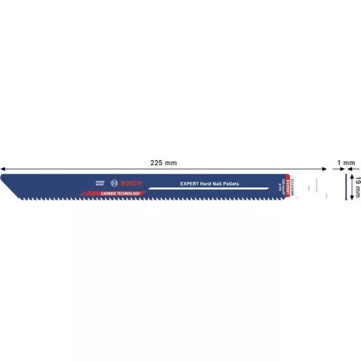 Bosch Accessories 2608902331 EXPERT kemény szeges raklapokhoz S1123CHM szablyafűrészlap, 10 darabos készlet 10 db
