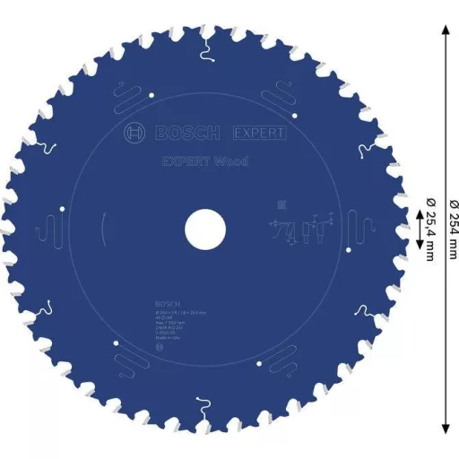 Bosch Accessories 2608902241 2608902241 Körfűrészlap Fogak száma (collonként): 40 1 db