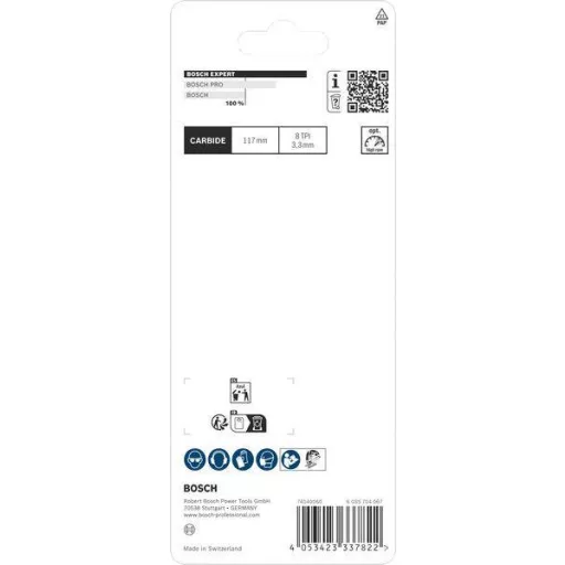Bosch Accessories 2608902471 EXPERT Plastic Composites clean T301CHM szúrófűrészlap, 3 darabos készlet 3 db