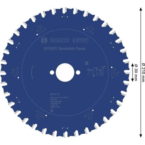 Bosch Accessories 2608902113 2608902113 Körfűrészlap Fogak száma (collonként): 36 1 db