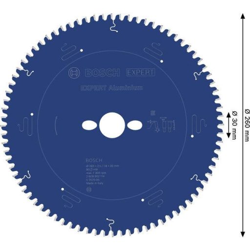 Bosch Accessories 2608902114 2608902114 Körfűrészlap Fogak száma (collonként): 80 1 db