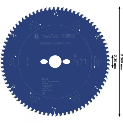 Bosch Accessories 2608902114 2608902114 Körfűrészlap Fogak száma (collonként): 80 1 db