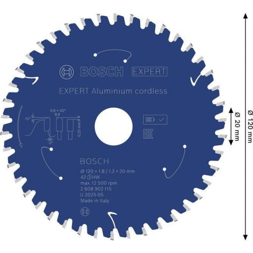 Bosch Accessories 2608902115 2608902115 Körfűrészlap Fogak száma (collonként): 42 1 db