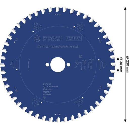 Bosch Accessories 2608902131 2608902131 Körfűrészlap Fogak száma (collonként): 48 1 db