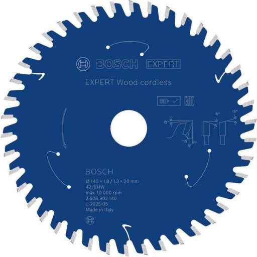 Bosch Accessories 2608902140 2608902140 Körfűrészlap Fogak száma (collonként): 42 1 db