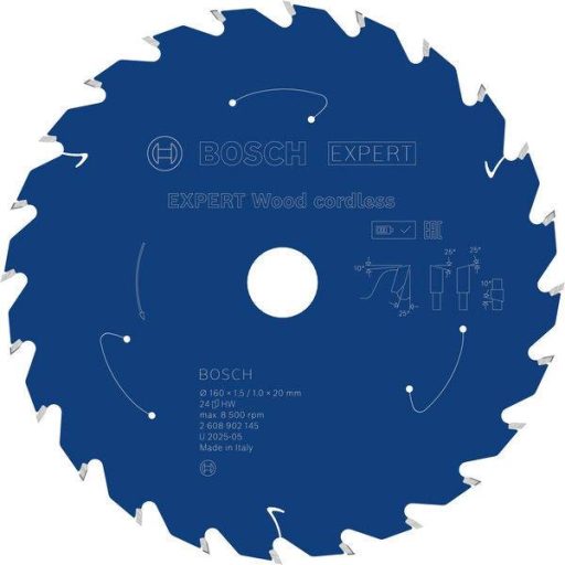 Bosch Accessories 2608902145 2608902145 Körfűrészlap Fogak száma (collonként): 24 1 db