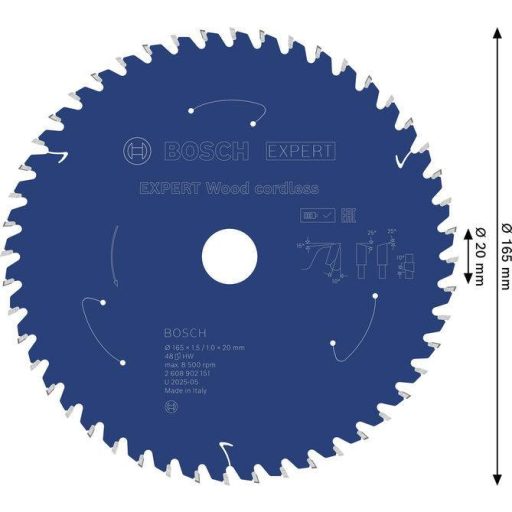 Bosch Accessories 2608902151 2608902151 Körfűrészlap Fogak száma (collonként): 48 1 db