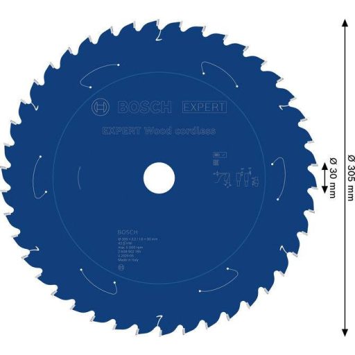 Bosch Accessories 2608902185 2608902185 Körfűrészlap Fogak száma (collonként): 42 1 db