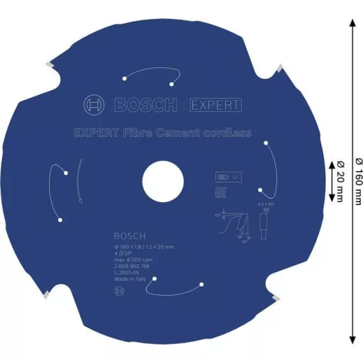 Bosch Accessories 2608902199 2608902199 Körfűrészlap Fogak száma (collonként): 4 1 db