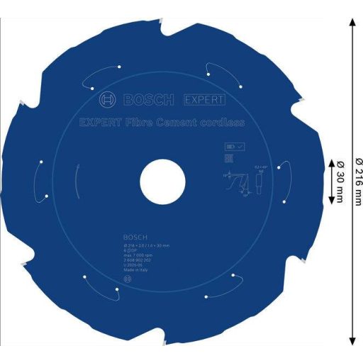 Bosch Accessories 2608902202 2608902202 Körfűrészlap Fogak száma (collonként): 6 1 db