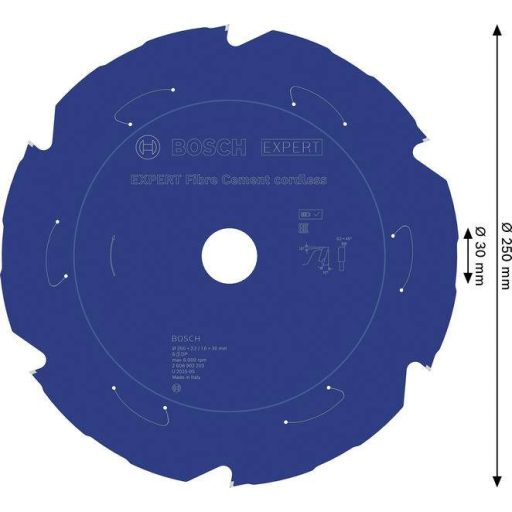 Bosch Accessories 2608902203 2608902203 Körfűrészlap Fogak száma (collonként): 6 1 db