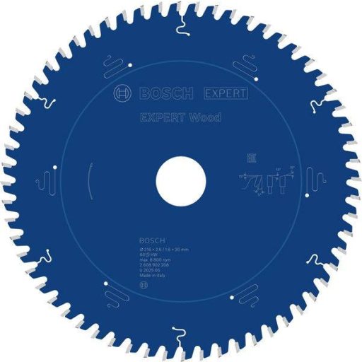 Bosch Accessories 2608902208 2608902208 Körfűrészlap Fogak száma (collonként): 60 1 db