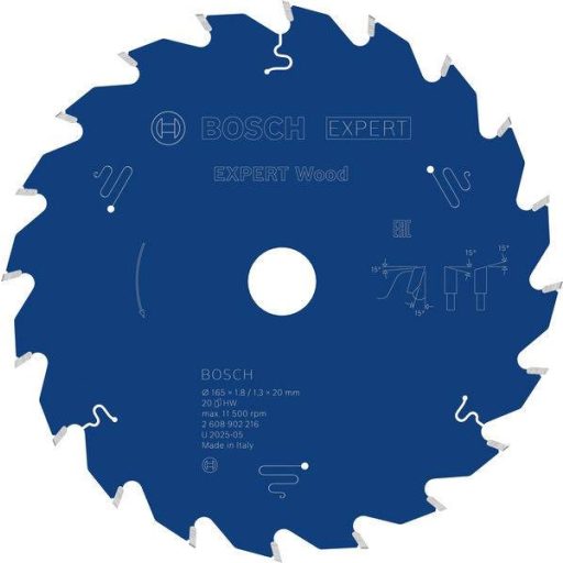 Bosch Accessories 2608902216 2608902216 Körfűrészlap Fogak száma (collonként): 20 1 db