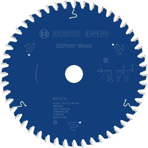 Bosch Accessories 2608902218 2608902218 Körfűrészlap Fogak száma (collonként): 48 1 db