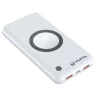   Varta 57908 Powerbank 15.000 mAh Quick Charge 3.0, Power Delivery, Qi Wireless Charging LiPo Fehér állapotjelző