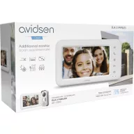   Avidsen Kétcsaládos készlet Vezetékes Kiegészítő monitor Fehér