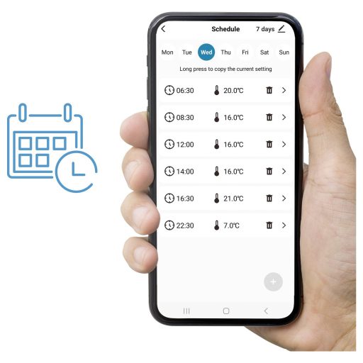Avidsen 127066 Vezeték nélküli fűtőtest termosztát Elektronikus 0 - 40 °C