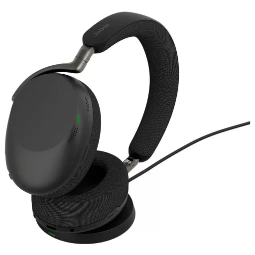 Jabra Jabra Evolve3 85 UC Stereo black mit Lin Over Ear headset Fekete