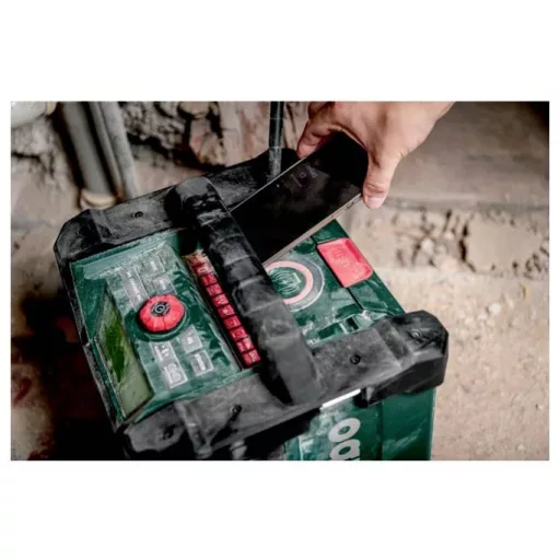Metabo Építkezési rádió DAB+ Zöld-fkete