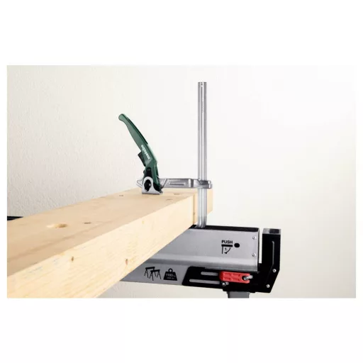 Metabo 300 mm-es gyorskioldós szorító Metabo 630138000 Szorítási szélesség (max.):300 mm Visszavonás:140 mm