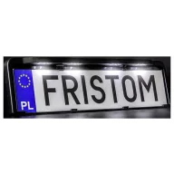  Fristom Rendszám megvilágítás Nyitott kábelvégek Rendszámtábla világítás hátul 12 V/DC, 24 V/DC, 30 V/DC
