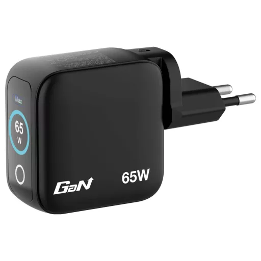 Verbatim 30238 USB-s töltőkészülék 65 W QC 3.0, Power Delivery 3.0 Fekete Beltér GaN