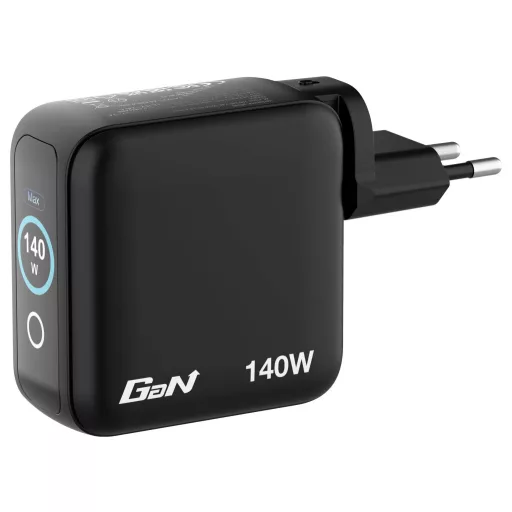 Verbatim 30240 USB-s töltőkészülék 140 W QC 3.0, Power Delivery 3.0 Fekete Beltér GaN