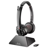 HP DECT Savi 8220-M On Ear fejhallgató Fekete