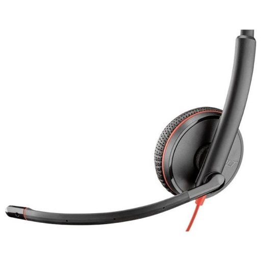 HP Blackwire C3225 On Ear fejhallgató Fekete