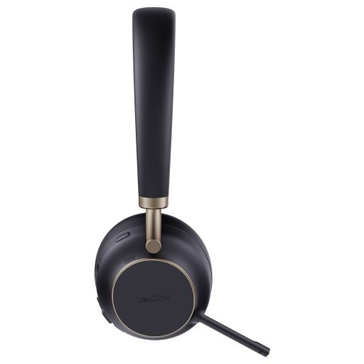 Yealink BH 76 Teams Black USB-A On Ear headset Bluetooth® Fekete Telefon