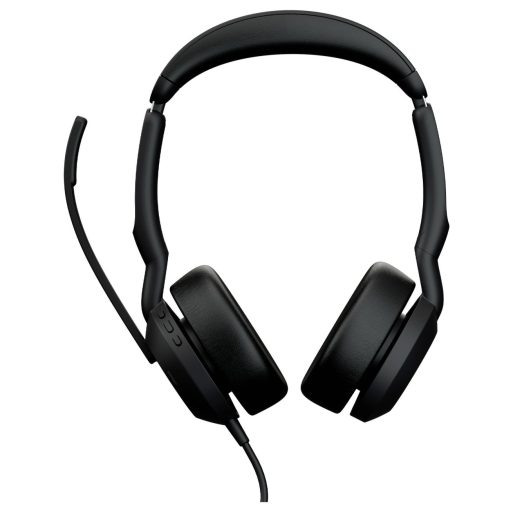 Jabra Evolve2 50 UC Stereo USB-A On Ear headset Vezetékes Fekete Telefon