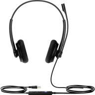   Yealink UH34 Lite Dual Teams USB On Ear headset Vezetékes Fekete Telefon