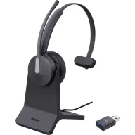   Yealink WH64 Hybrid Mono Teams i On Ear headset DECT, Bluetooth® Fekete Telefon