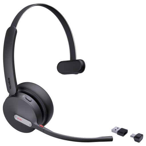 Yealink BH 70 Mono UC USB-C/A On Ear headset Bluetooth® Fekete Telefon