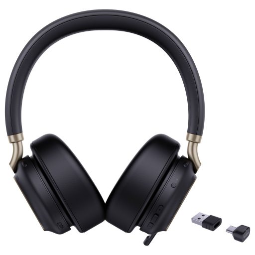 Yealink BH 76 Plus Teams Black U On Ear headset Bluetooth® Fekete Telefon