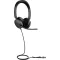 Yealink UH48 Dual Teams USB-C/A On Ear headset Vezetékes Fekete Telefon