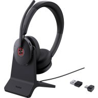  Yealink BH 74 Teams On Ear headset Bluetooth® Fekete Telefon