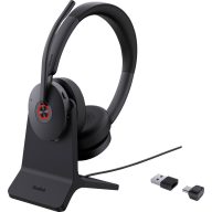 Yealink BH 74 UC On Ear headset Bluetooth® Fekete Telefon