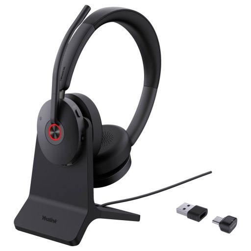 Yealink BH 74 UC On Ear headset Bluetooth® Fekete Telefon