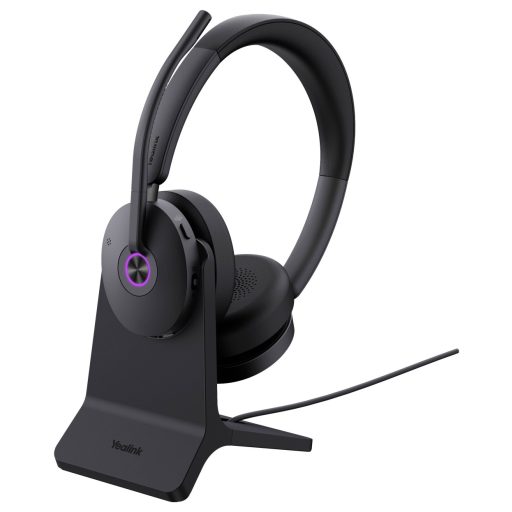 Yealink BH 74 UC On Ear headset Bluetooth® Fekete Telefon