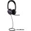 Yealink UH48 Dual UC USB-C/A On Ear headset Vezetékes Fekete Telefon