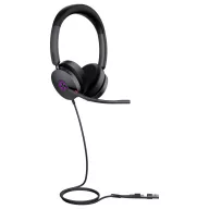   Yealink UH48 Dual UC USB-C/A On Ear headset Vezetékes Fekete Telefon